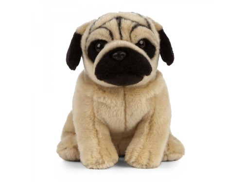 Living nature pug - pug, plush