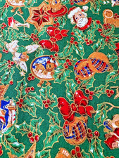 Christmas Fabric Green -