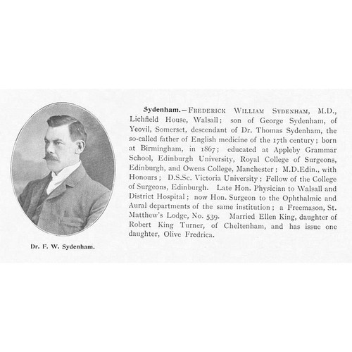 Frederick william sydenham - frederick,