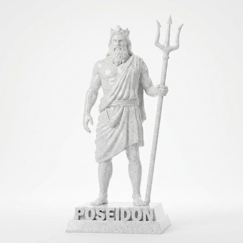 Poseidon greek god - poseidon, statue