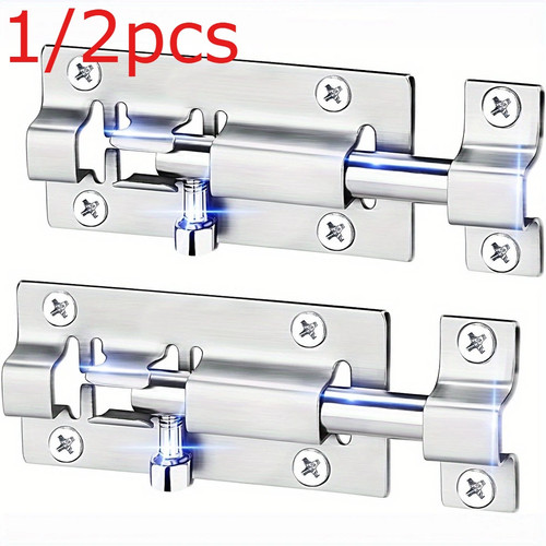 Slide bolt bathroom toilet - slide,