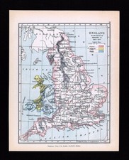 Antique Map England King