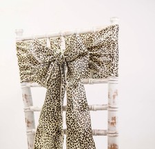 CHAIR COVER BOW SASH TABLE
