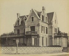 Deauville Villa Marguerite Architect Brancy Old Photo Albert Levy 1890