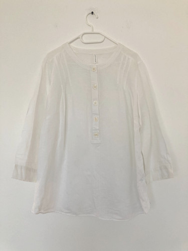 Linen blend tunic - blend,