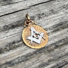 Antique Masonic 14k gold
