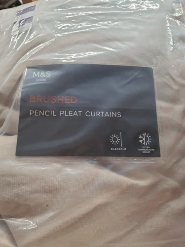 Home brushed pencil pleat - brushed,
