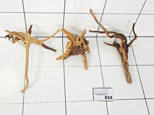Set of 3 Small Nano Aquarium Natural Driftwood Manzanita FishTank Decoration 824