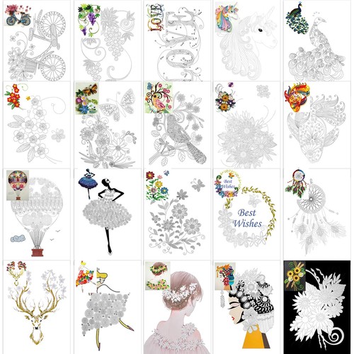Paper quilling accessories - paper, kit