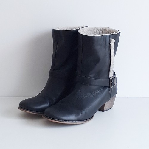 Faith women black - women's, leather