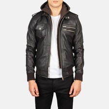Men's Vintage Black Leather