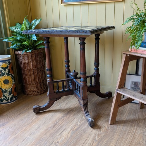 Antique chess table - antique,