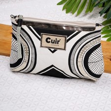 Small Cotton Clutch Zip Pouch