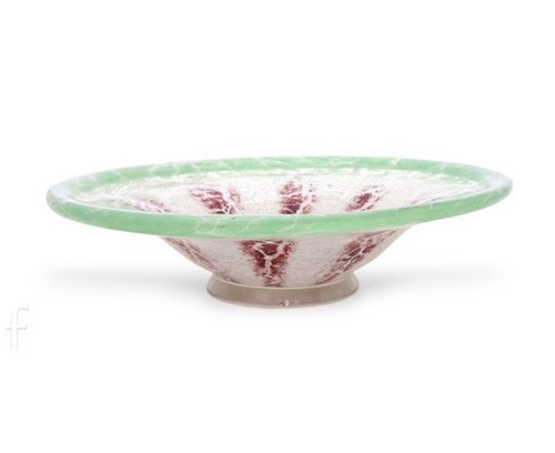 Art deco glass bowl - glass, by