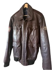 Armani Jeans Leather Jacket 48
