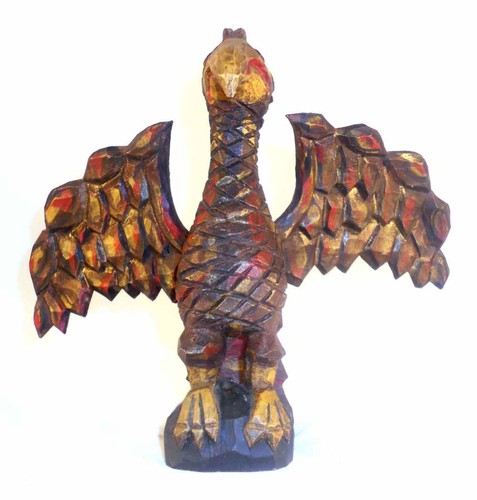 1989 hand carved painted - 1989,