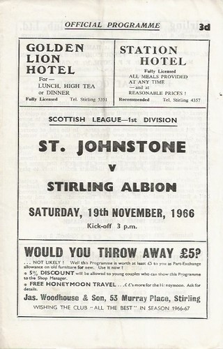 Stirling albion johnstone - stirling, v