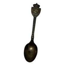 King George VI Queen Elizabeth 1937 Coronation Silver Spoon W MA Rogers Vintage