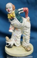 Coalport  Figurine - Cavalcade Of Clowns - Auguste's Bouquet 1980s