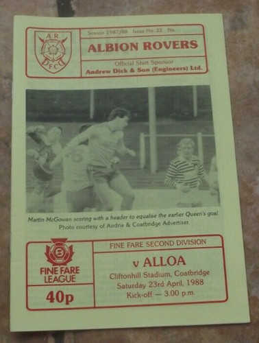 1987 albion rovers - albion,