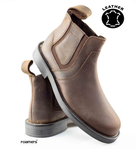 Mens leather casual walking - leather,