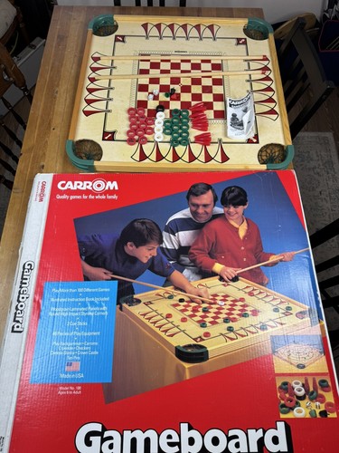 Vtg carrom wooden gameboard - wooden, 46