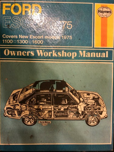 Ford escort haynes manual - escort,