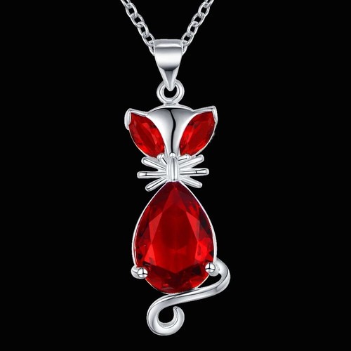 Crystal amethyst pendant chain - pendant,
