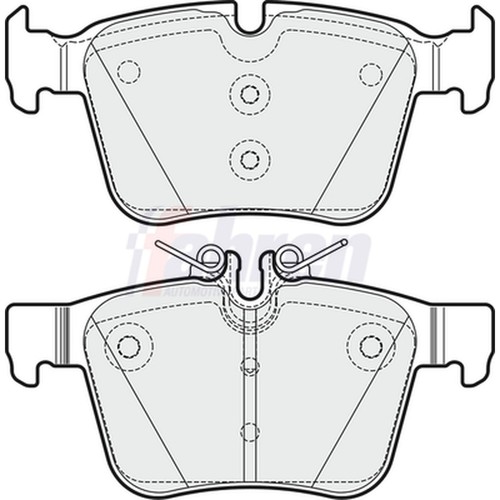 Brake pads set for - set, mercedes