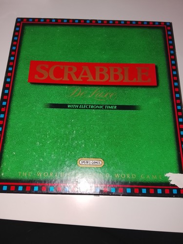 Vintage scrabble deluxe - scrabble,
