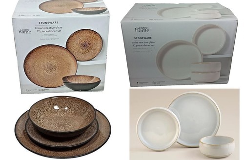 Piece brown reactive glaze - brown,