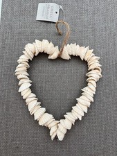 Giesla Graham Shell heart beach hut hanging ornament 