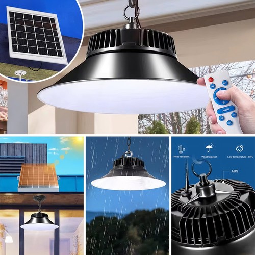 Led solar panel pendant - led,