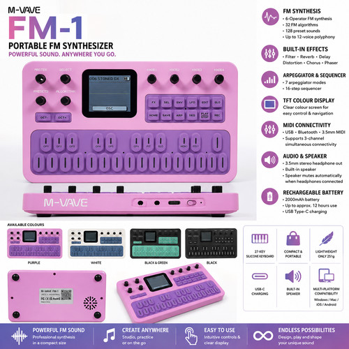 Vave green audio - green, fm-1