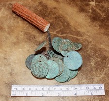 Music Instrument Unusual Old Coins Shaker