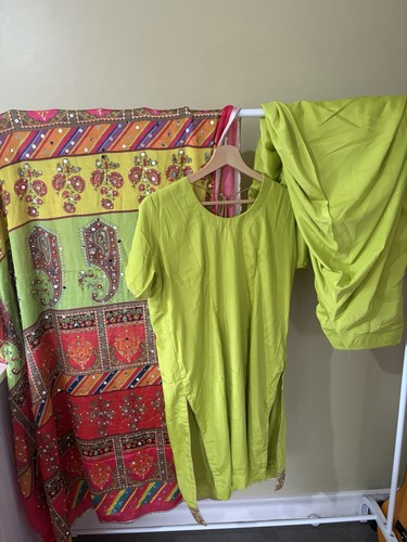 Lime green punjabi salwar - lime,
