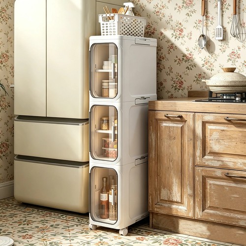 Tiers slim bathroom storage - tiers,