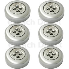 6x Stick And Click 4 LED Push