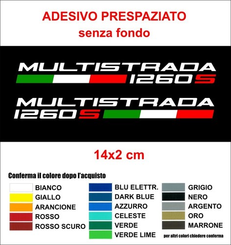 Ducati multistrada stickers - multistrada, 2