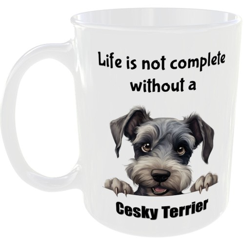 Cesky terrier mug dog breed - mug,