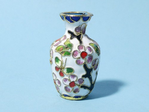Cloisonne enamel miniature - cloisonne,