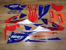 KTM EXC XC XCW SX SXF 6 DAYS 125 250 300 450 500 DECAL GRAPHICS KIT 2017 - 2019