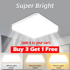 LED Panel Light Surface Mounted Ceiling Light Ultra Slim Square Downlight 36W UK