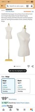 SHAREWIN Mannequin Torso Dress