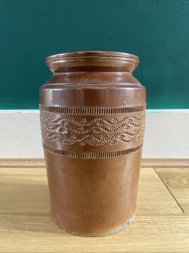 Antique stoneware jar