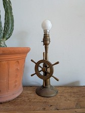 Vintage 1940’s Brass Lamp