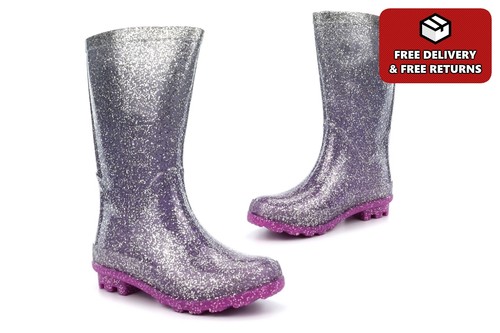 Girls wellies glitter - glitter,