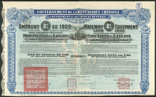 China 1922 railway equipment - 1922,
