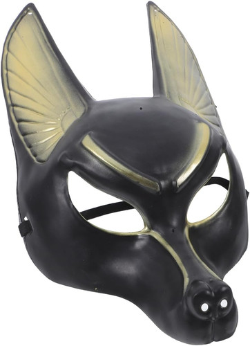 Plastic anubis mask - plastic,
