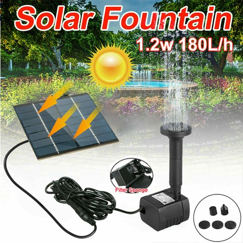 Solar panel powered water - solar,